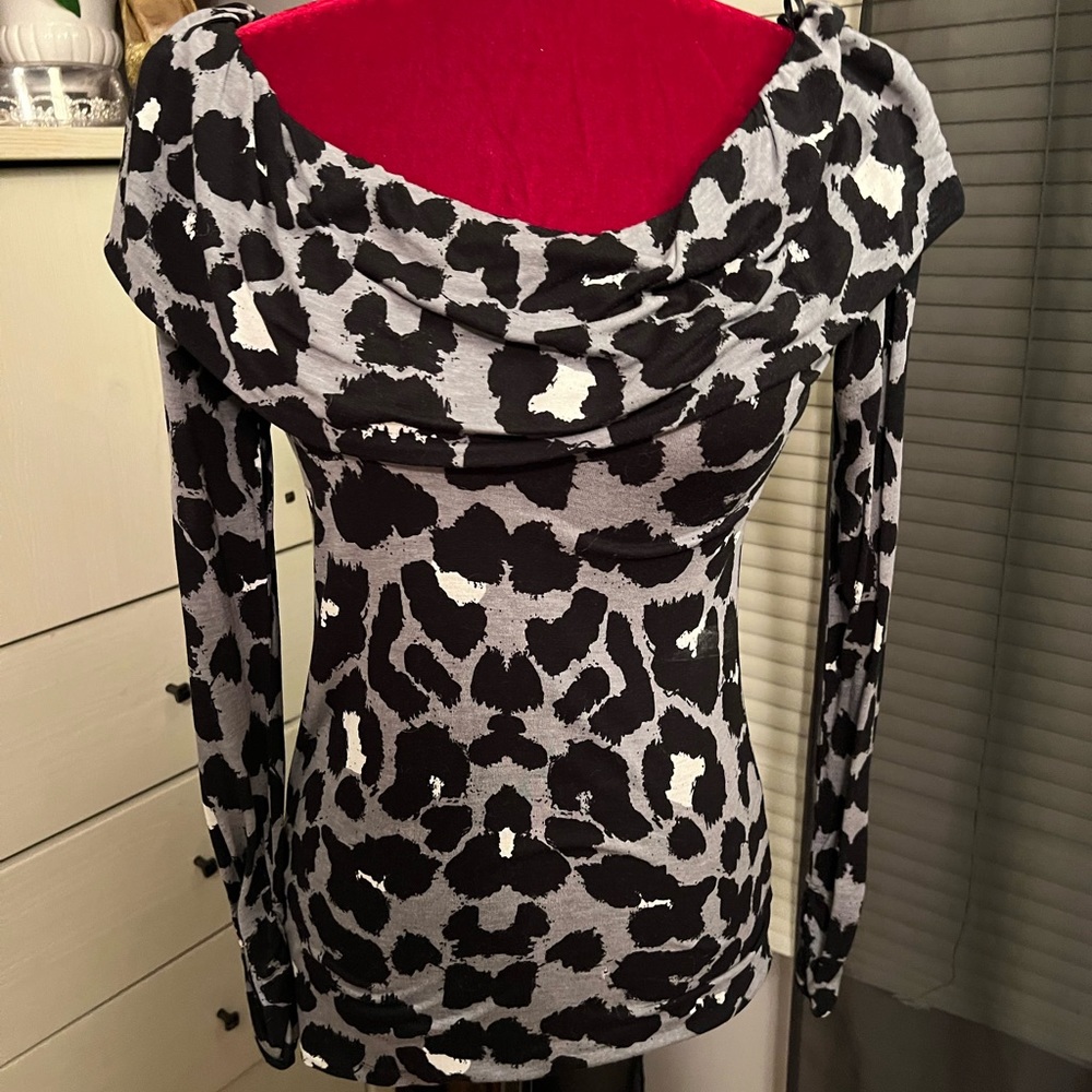 Long sleeve off shoulder top by INC